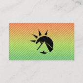 Oude Egyptische piramide Visitekaartje (Achterkant)