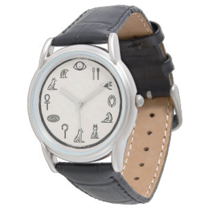 Oude Egyptische piramides & symbolen leren horloge