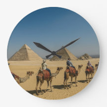 Oude Egyptische piramides woestijn Kameelrit