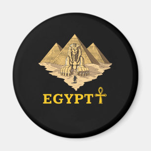 Oude Egyptische pyramiden sfinx Sacred Geometry Magneet