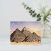 Oude Egyptische Pyramides Briefkaart (Staand voorkant)