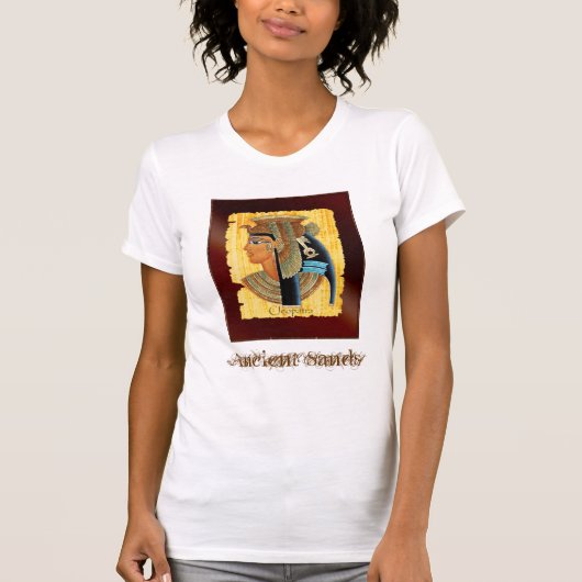 Oude Egyptische Queen Cleopatra T-shirt (Voorkant)
