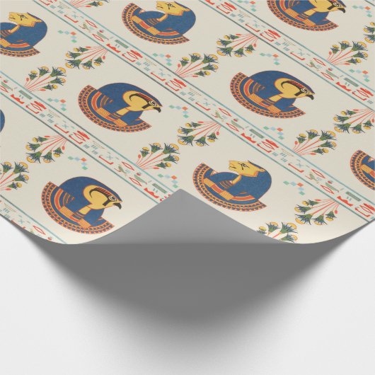 Oude Egyptische rappelpapier Cadeaupapier (Hoek)