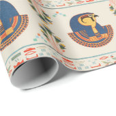 Oude Egyptische rappelpapier Cadeaupapier (Rol Hoek)