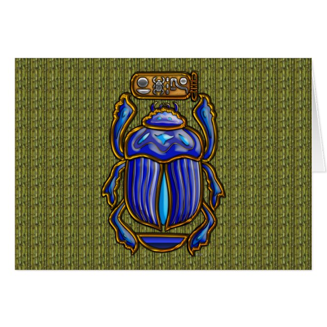 Oude Egyptische Scarab (Voorkant Horizontaal)