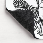 Oude Egyptische Scarab Black en White Muismat (Hoek)