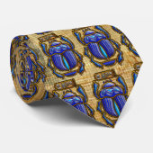Oude Egyptische Scarab Stropdas (Opgerold)