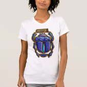 Oude Egyptische Scarab T-shirt (Voorkant)