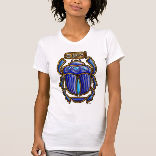 Oude Egyptische Scarab T-shirt (Voorkant)