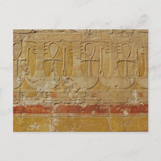 Oude Egyptische sleutel van het leven Ankh Briefkaart (Voorkant)