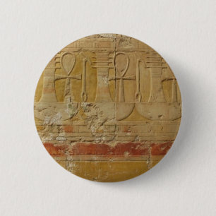 Oude Egyptische sleutel van het leven Ankh Ronde Button 5,7 Cm