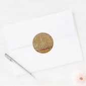 Oude Egyptische sleutel van het leven Ankh Ronde Sticker (Envelop)