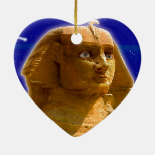 Oude Egyptische Sphinx bij Giza Art Design Keramisch Ornament