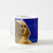 Oude Egyptische Sphinx bij Giza Art Design Koffiemok (Voorkant links)