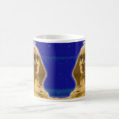 Oude Egyptische Sphinx bij Giza Art Design Koffiemok (Center)