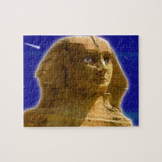Oude Egyptische Sphinx bij Giza Art Design Legpuzzel (Horizontaal)