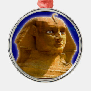 Oude Egyptische Sphinx bij Giza Art Design Metalen Ornament