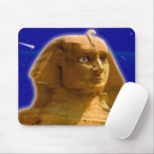 Oude Egyptische Sphinx bij Giza Art Design Muismat (Met muis)