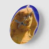Oude Egyptische Sphinx bij Giza Art Design Ronde Klok (Hoek)