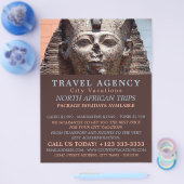 Oude Egyptische Sphinx, Caïro, reisbureau Flyer (Enkel)