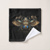 Oude Egyptische Steampunk Mechanische Kever Bad Handdoek (Wasdoekje)