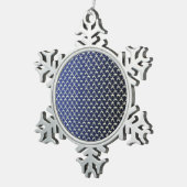 Oude Egyptische sterren Tin Sneeuwvlok Ornament (Rechts)