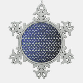 Oude Egyptische sterren Tin Sneeuwvlok Ornament