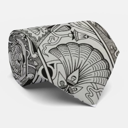 Oude Egyptische Stropdas van het Pharaonic Pattern (Opgerold)