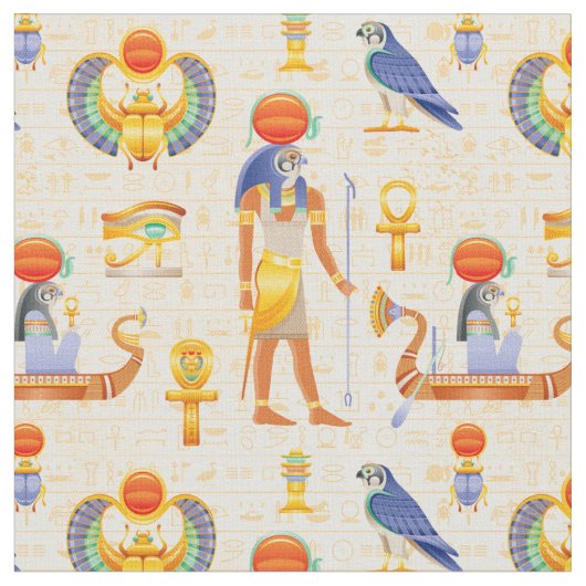 Oude Egyptische symbolen Stof (Close Up)