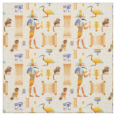 Oude Egyptische symbolen Stof (Swatch)