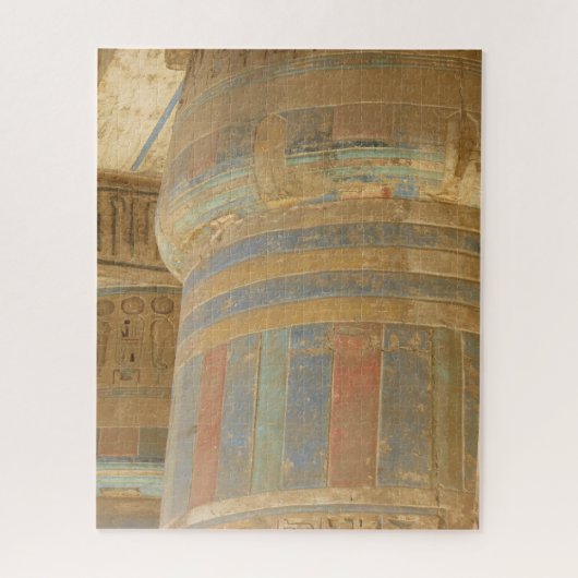 Oude Egyptische tempel Jigzaag Puzzle Legpuzzel (Verticaal)