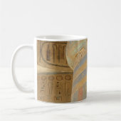 Oude Egyptische tempel Koffiemok (Links)