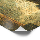 Oude Egyptische Tempel van Esna Perfect Poster (Hoek)