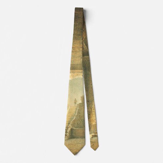 Oude Egyptische Tempel van Esna  Stropdas (Voorkant)