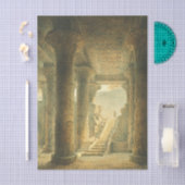 Oude Egyptische Tempel van Esna Tissuepapier (Craft)