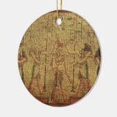 Oude Egyptische Temple Wall Art Keramisch Ornament (Links)