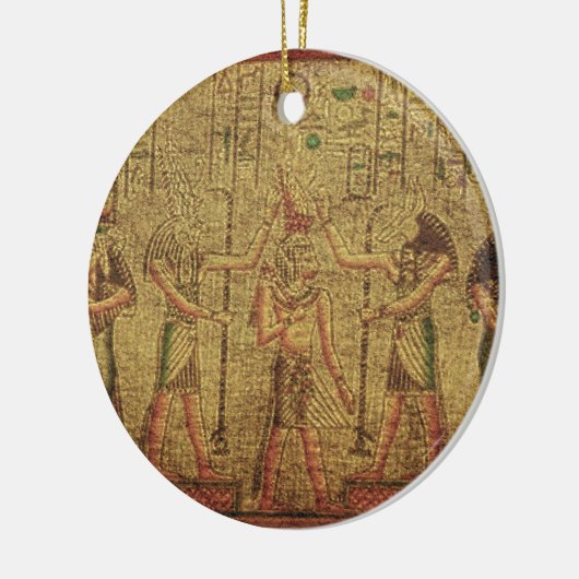 Oude Egyptische Temple Wall Art Keramisch Ornament (Links)