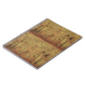 Oude Egyptische Temple Wall Art Notitieboek (Linkerzijde)