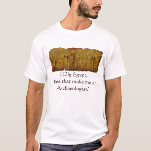 Oude Egyptische Temple Wall Art T-shirt