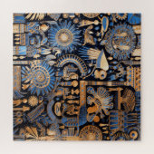 Oude Egyptische Textiel Puzzel (Horizontaal)