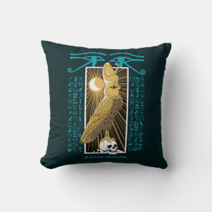 Oude Egyptische valk God Horus Kussen