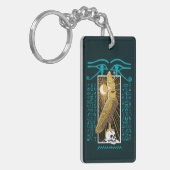 Oude Egyptische valk God Horus Sleutelhanger (Voorkant Links)
