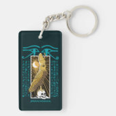 Oude Egyptische valk God Horus Sleutelhanger (achterkant)