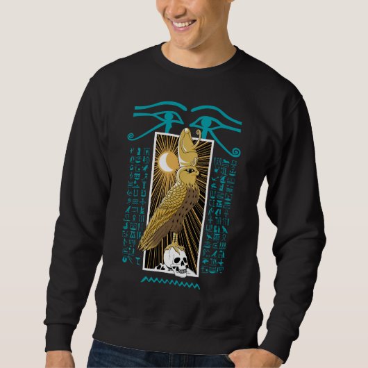 Oude Egyptische valk God Horus Trui (Voorkant)