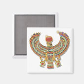 Oude Egyptische valkspeelster Magneet (Voorkant / Achterkant)