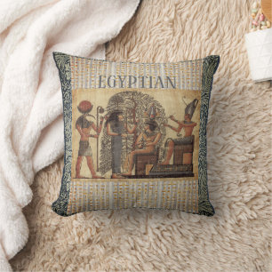 Oude Egyptische Vintage Cultuur, Design Kunst Kussen