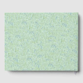  Oude Egyptische vrouw Birthday Green Blue Gastenboek (Achterkant)