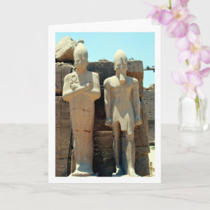 Oude Egyptische Wachterstandbeelden, Luxor, Kaart