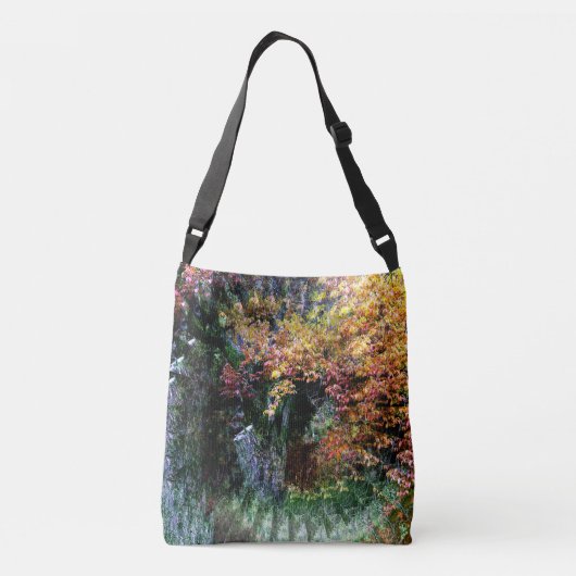Oude eik boom....... crossbody tas (Achterkant)