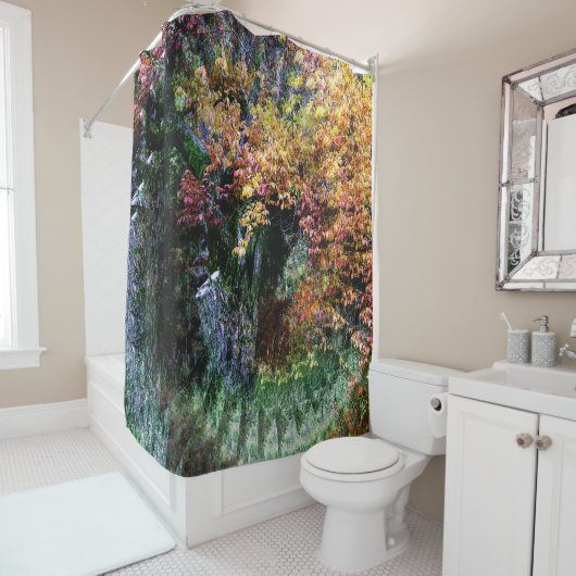 Oude eik boom....... douchegordijn (In situ)